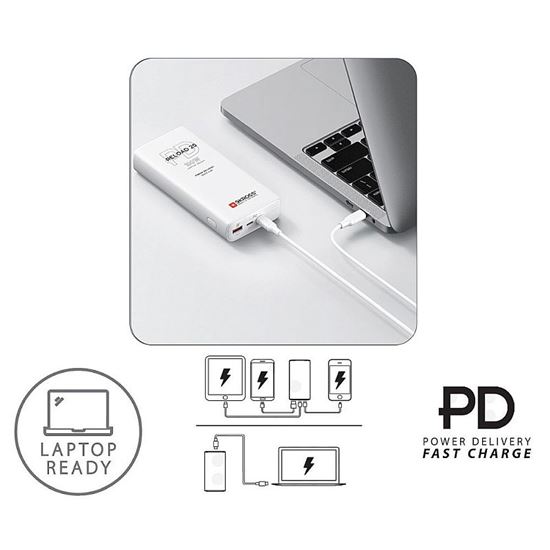 SKROSS powerbank Reload 20 100W PD, 20 000mAh, USB A+C