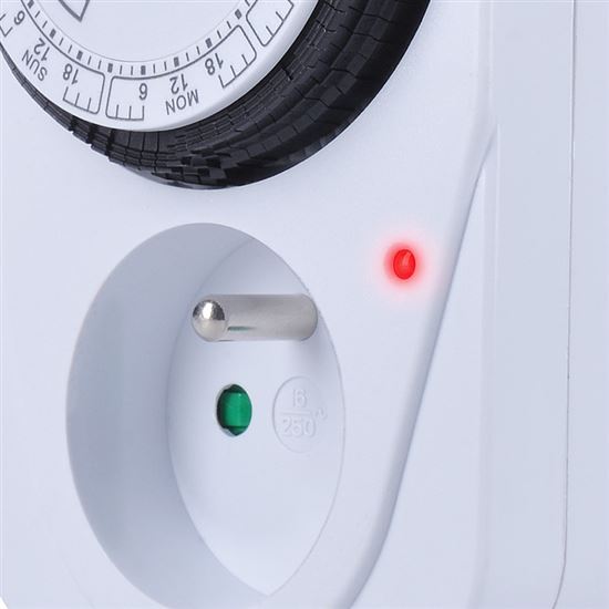 Solight mechanical timer, weekly, 2h interval, switch