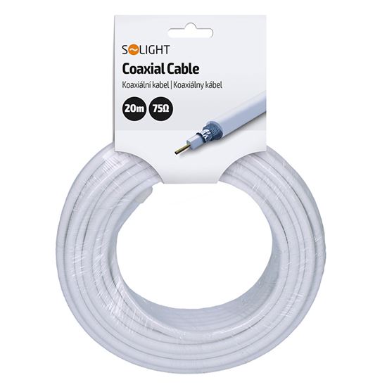 Solight coaxial cable, 20m