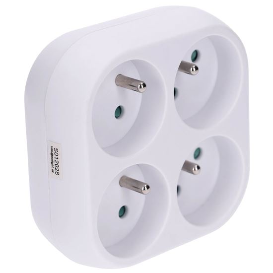 Solight adaptor 4 x 16A, white