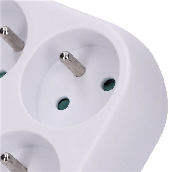 Solight adaptor 4 x 16A, white