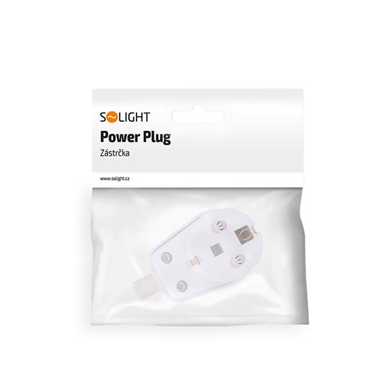 Solight rewirable plug 16A, IP20, white