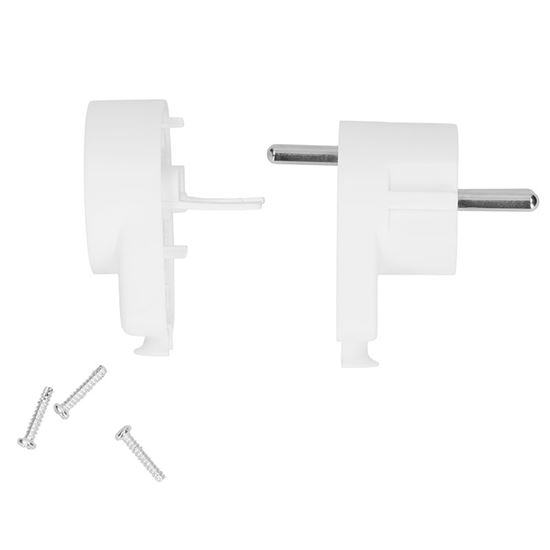 Solight rewirable plug with socket 16A, IP20, white
