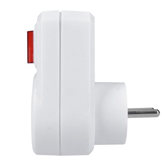 Solight adaptor 1x 16A, on-off switch