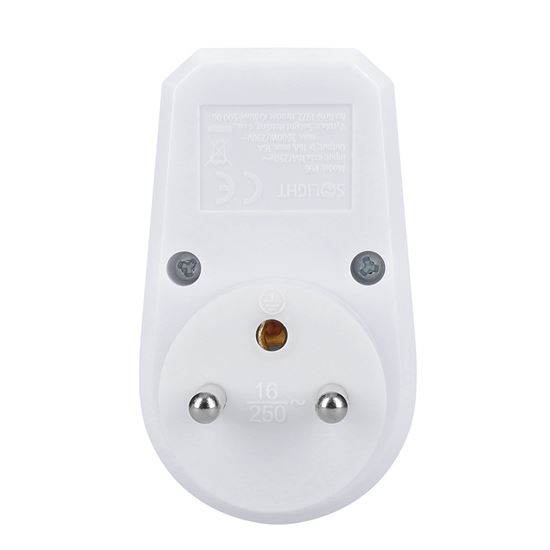 Solight adaptor 1x 16A, on-off switch