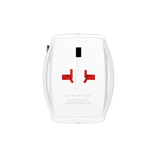SKROSS travel adapter MUV USB AC65PD, universal, ungrounded, USB A+C 65W