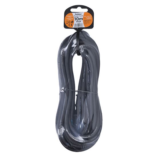 Solight power cord, 10m, 2 x 1.5mm2, rubber H05RR-F2, black