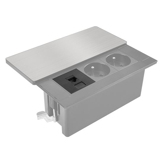 Solight RJ45 Cat6 replacement module for PP128 series built-in sockets