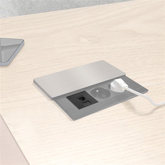 Solight RJ45 Cat6 replacement module for PP128 series built-in sockets