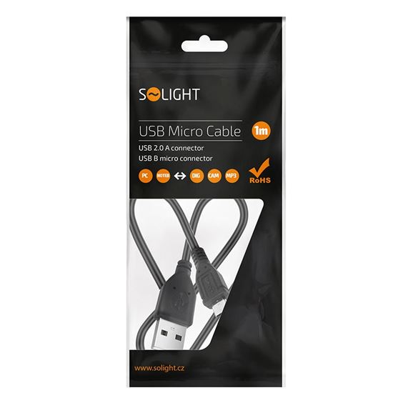 Solight USB cable, 1m