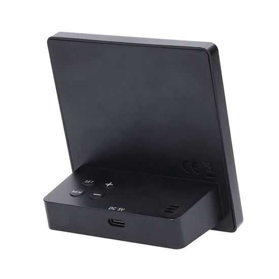 Solight thermometer, black color