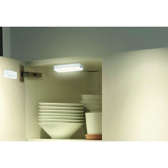 Solight LED lights for cabinets, chest of drawers and drawers, 40lm, 2x AAA, 2pcs in package