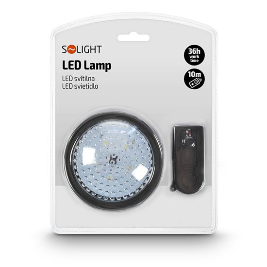 Solight LED light with remote control, 5 LEDs, 3 x AA batteries