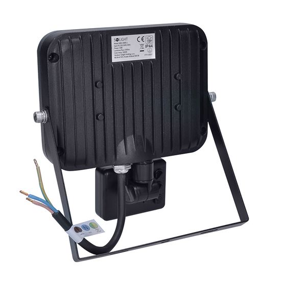 Solight LED floodlight PRO with sensor, 30W, 2760lm, 5000K, IP44