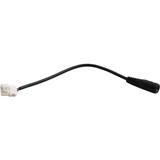 Solight power supply connector for LED strips, 5.5mm socket - 8mm snap connector, 1pc pack, bag