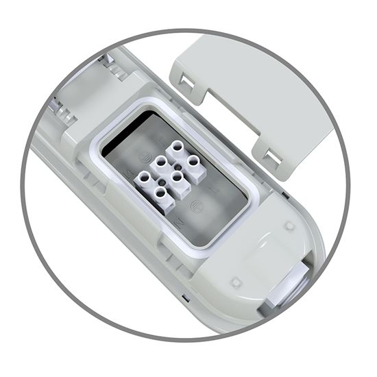 Solight LED tri-proof Lighting, IP65, 38W, 4180lm, 4000K, 120cm, Lifud