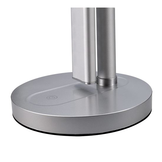 Solight LED table lamp, 7W, dimmable, chromaticity change, silver color