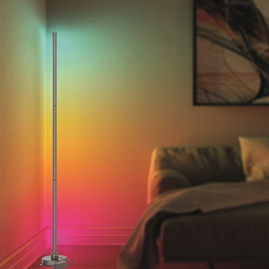 Solight LED smart floor lamp Rainbox, wifi, RGB, CCT, 148cm