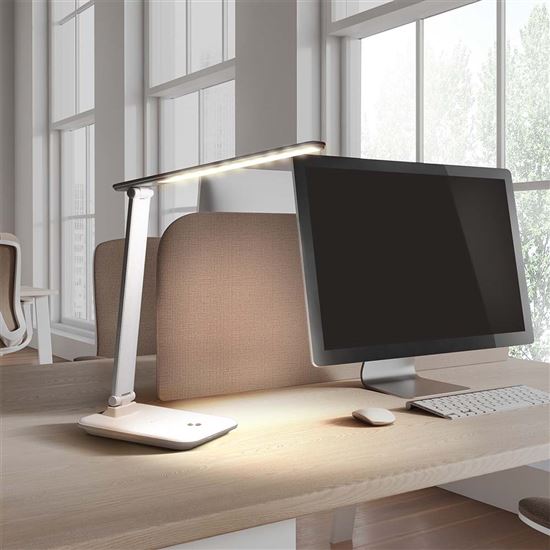 Solight LED table lamp 10W, 490lm, CCT adjustable, dimming, white