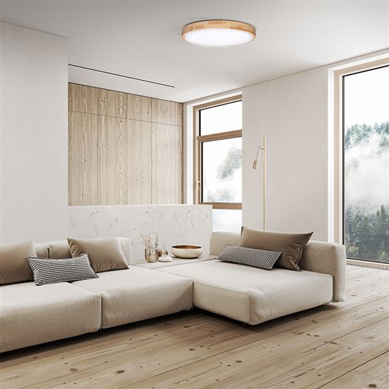 Solight LED lighting with remote control Solid Oak, 48W, 3360lm, 39cm, chromaticity change, dimmable