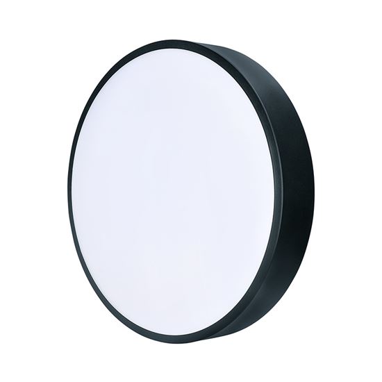 Solight  LECCE LED ceiling light 3CCT, 36W, 2100lm, 30cm, 3000/4000/6000K, black