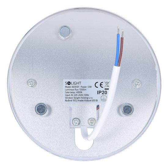 Solight LED light source for ceiling lights, 12W, 1200lm, 4000K, 130mm