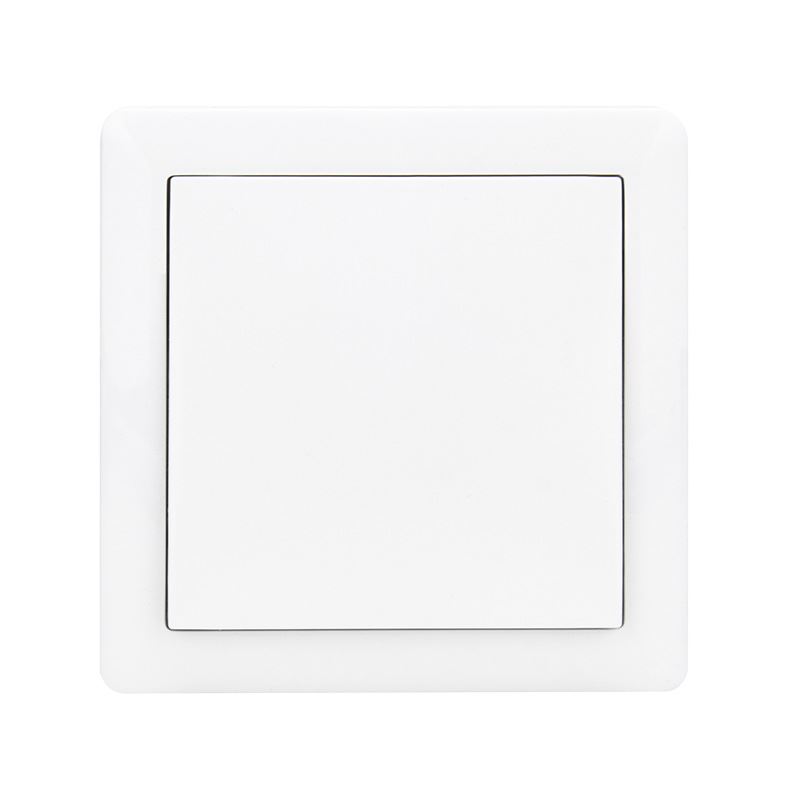 Solight vypínač Slim č. 7 křížový, bílý