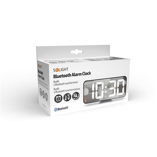 Solight digitální hodiny s bluetooth synchronizací