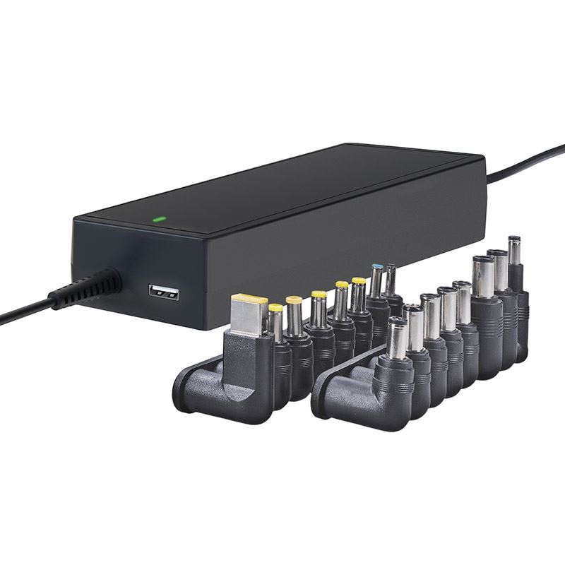 Solight Univerzální zdroj pro notebooky, 90W, 16 koncovek, automatický