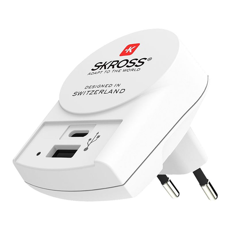 SKROSS USB nabíjecí adaptér Type-C Euro, 5400mA max.