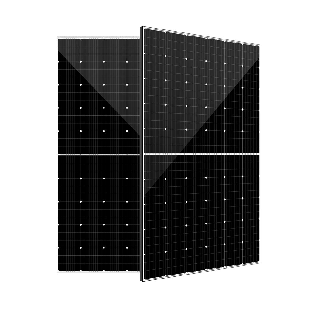 Solight solární panel DAH 460Wp, černý rám, monokrystalický, monofaciální, 1903×1134×30mm