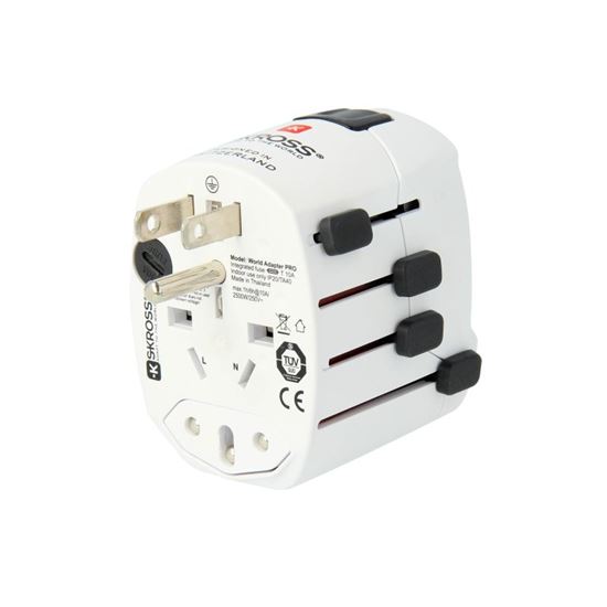 SKROSS cestovní adaptér PRO - World, univerzální, uzemněný
