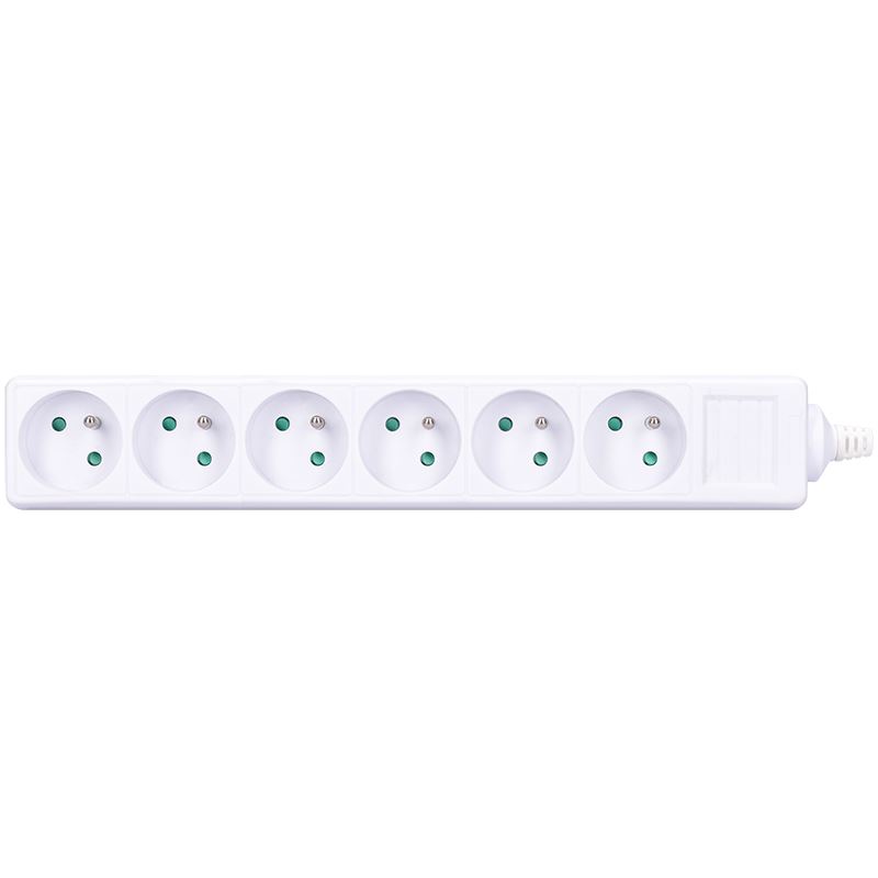 Solight vícenásobná zásuvka, 6 zásuvek