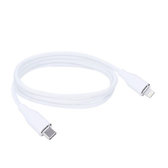 Solight USB-C/Lightning kabel, USB-C konektor - Lightning konektor, silikon, 2m