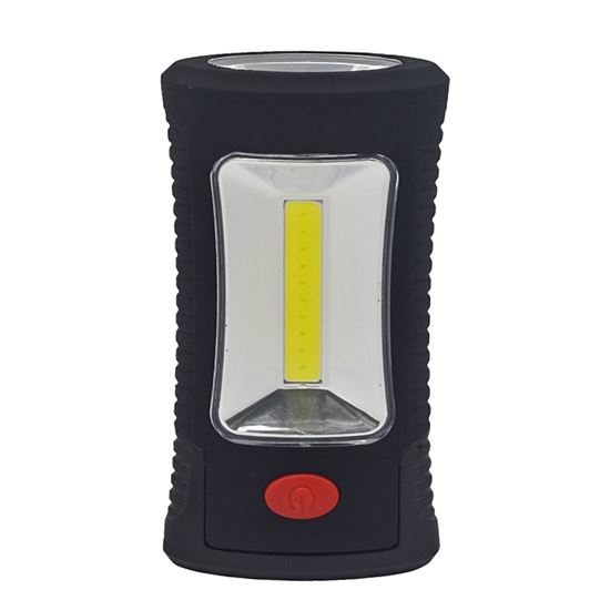 Solight LED svÃ­tilna pracovnÃ­, 3W COB + 3 SMD LED, hÃ¡k + magnet, 3 x AAA