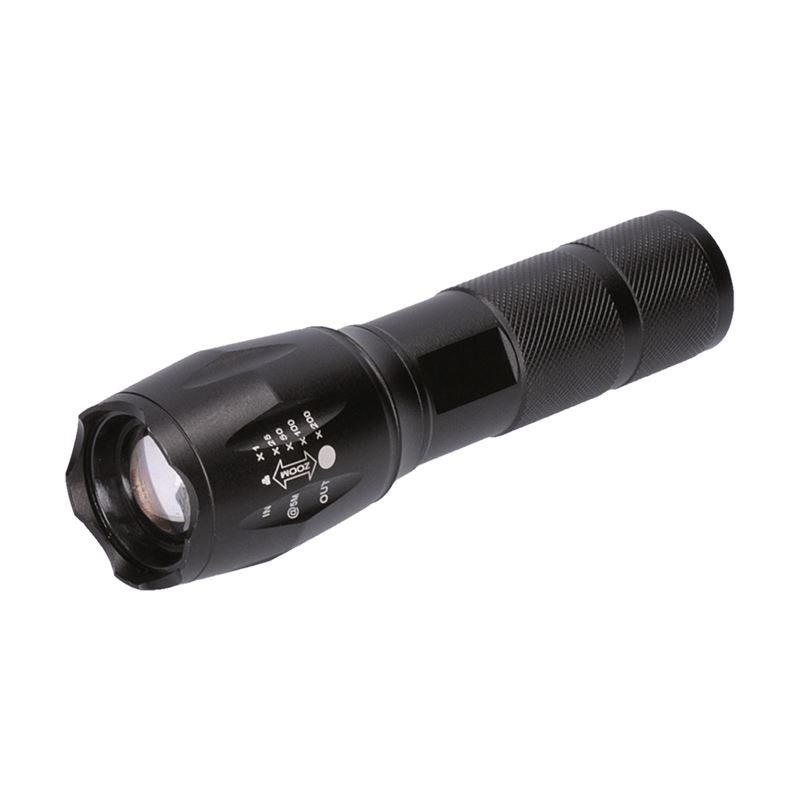 Solight nabíjecí LED svítilna, 300lm, Cree, fokus, Li-Ion, USB nabíjení, power banka