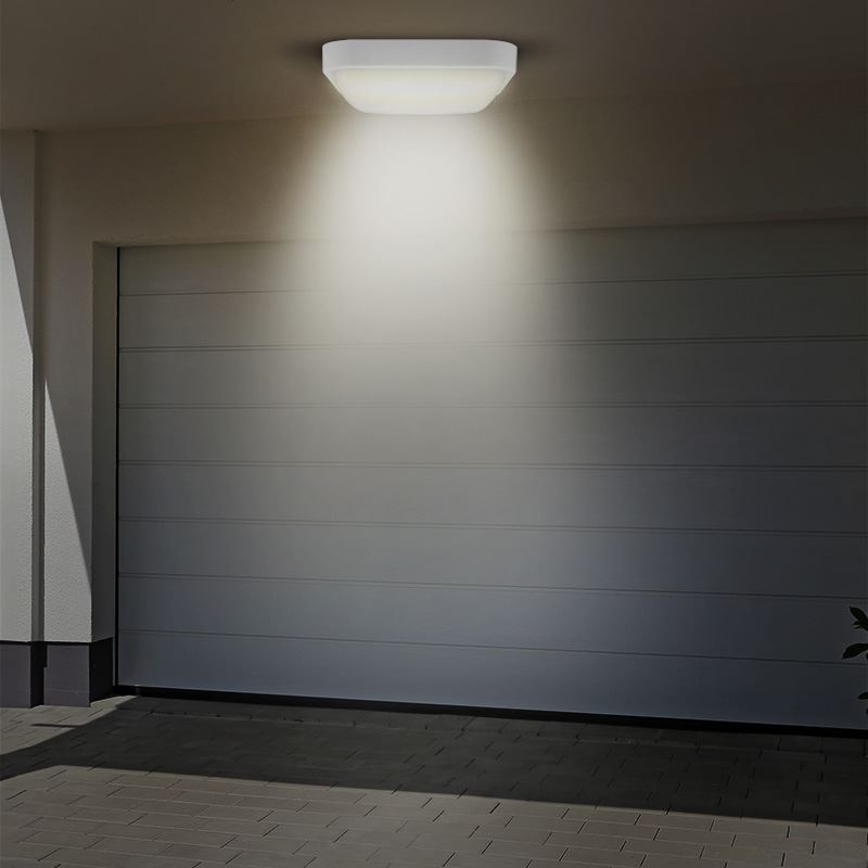 Solight LED venkovní osvětlení čtvercové, 13W, 910lm, 4000K, IP54, 16cm