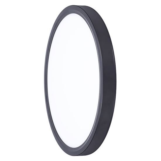 Solight LED osvětlení s dálkovým ovladačem Estela Black, 36W, 2700lm, 30cm, změna chromatičnosti, stmívatelné