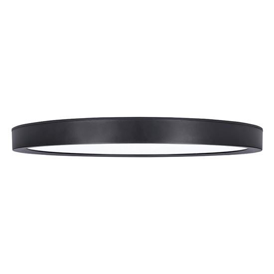 Solight LED osvětlení s dálkovým ovladačem Estela Black, 36W, 2700lm, 30cm, změna chromatičnosti, stmívatelné