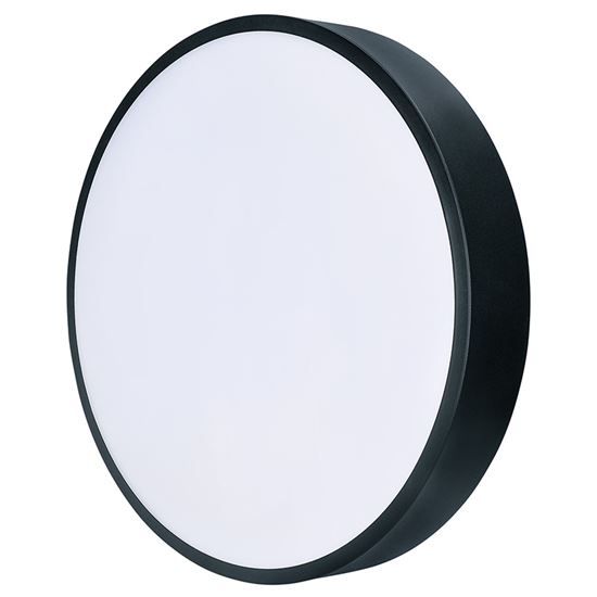 Solight LED stropní osvětlení LECCE, 3CCT, 48W, 2900lm, 40cm, 3000/4000/6000K, černá