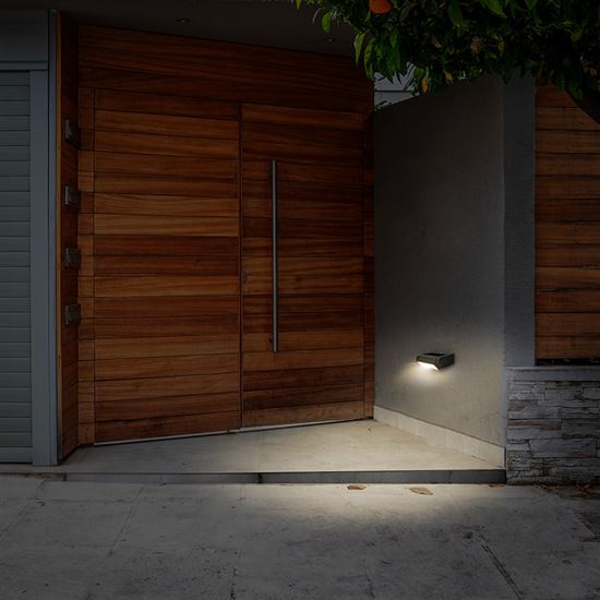 Solight LED venkovní nástěnné osvětlení Crotone, 7W, 450lm, 3000K, náklopné