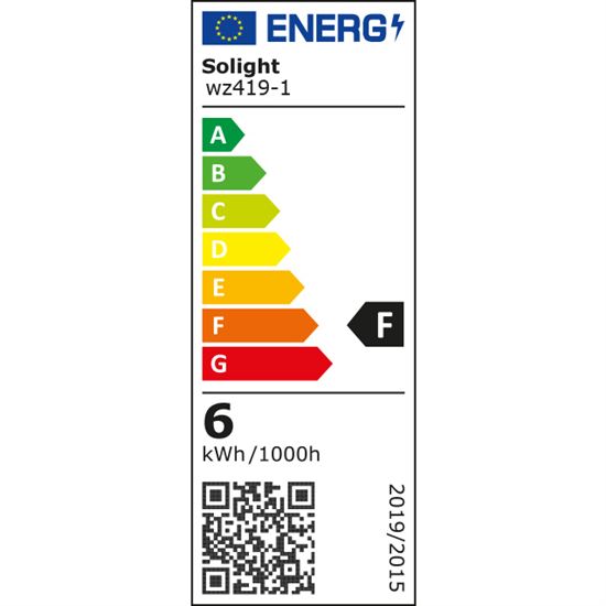 Solight LED žárovka, miniglobe, 6W, E27, 6000K, 510lm