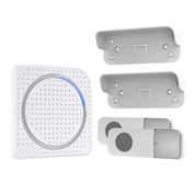 Solight wireless doorbell, 2x transmitter, plug-in, 200m, learning code, white