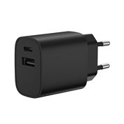 Solight USB-A+C fast charger 20W