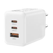 Solight 65W GaN fast charge USB-A + 2x USB-C adaptér