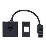 Solight RJ45 Cat6 doplňkový modul pro vestavné zásuvky série PP128