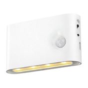 Solight nabíjecí noční LED světélko s pohybovým a světelným sensorem, 0,5W, 3000K, Li-Ion
