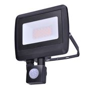 Solight LED reflektor Easy se sensorem, 30W, 2400lm, 4000K, IP44, černý