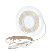 Solight LED COB pásek, 5m, 7W/m, 500lm/m,  neutrální bílá, USB napájení, vypínač, 8mm