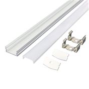 Solight hliníkový profil pro LED pásky 1, 17x8mm, mléčný difuzor, 1m